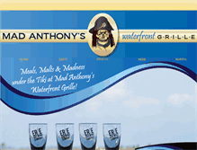 Tablet Screenshot of madanthonysgrille.com